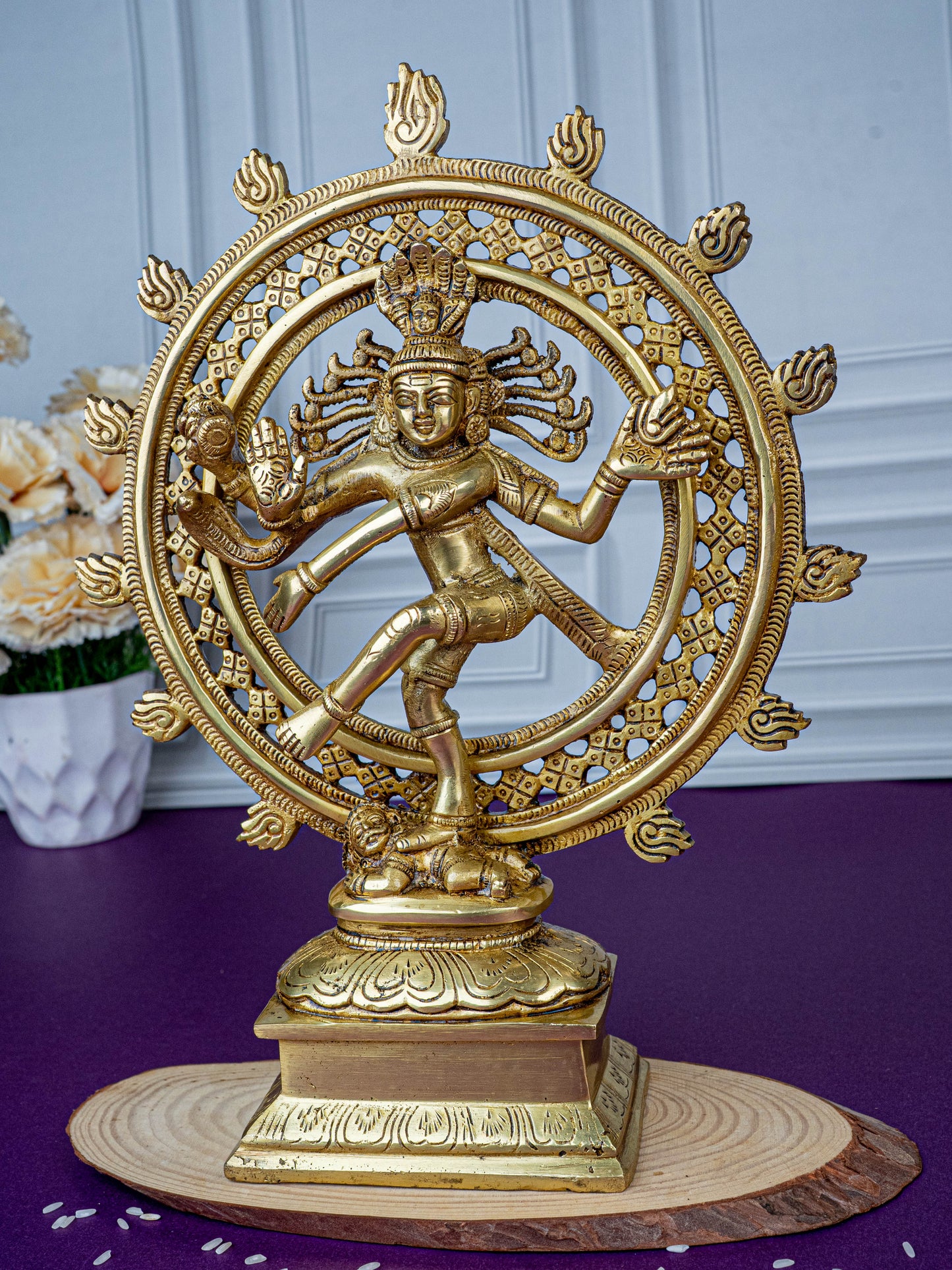 Brass Nataraja Idol - 12 inch - WL5473