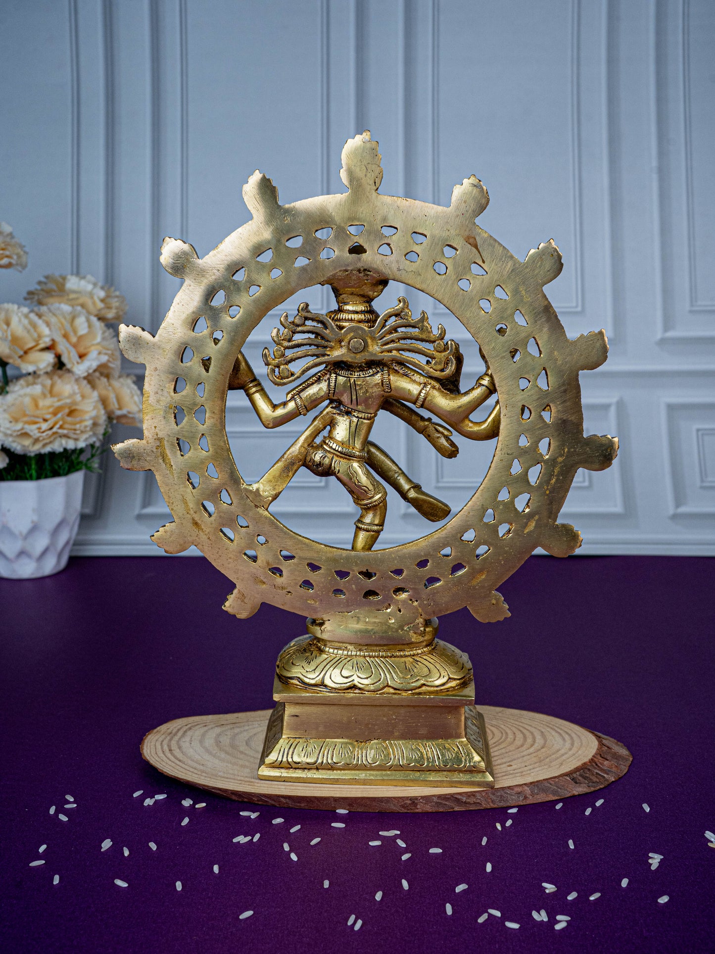 Brass Nataraja Idol - 12 inch - WL5473