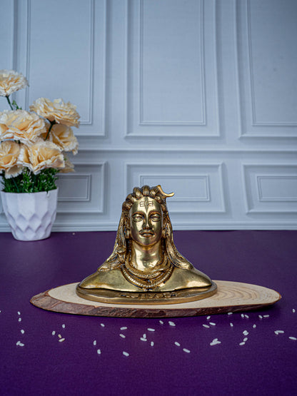 Brass Adiyogi Idol - 5 inch - WL5477