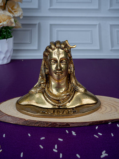 Brass Adiyogi Idol - 5 inch - WL5477