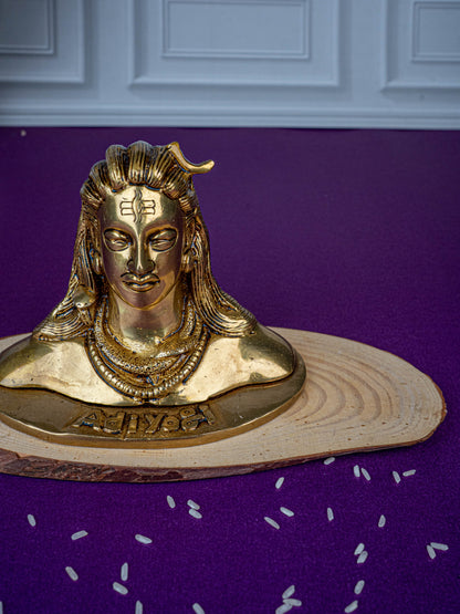 Brass Adiyogi Idol - 5 inch - WL5477