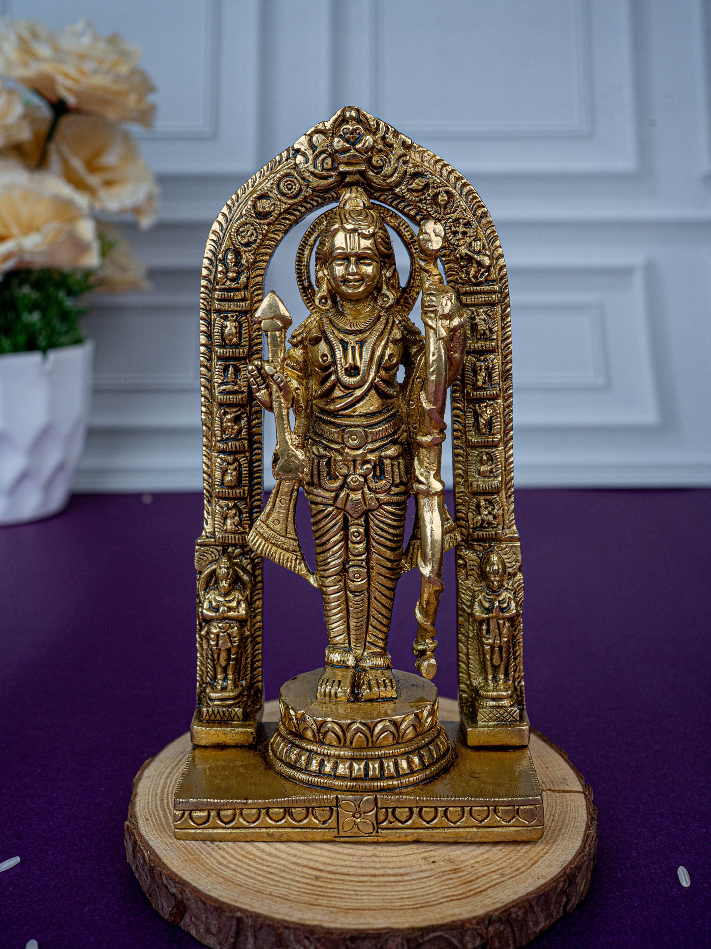 Brass Ram Lalla Idol - 6 inch - WL5478