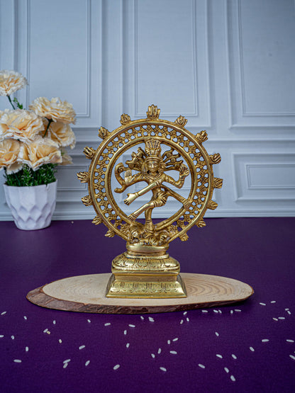 Brass Nataraja Idol - 8 inch - WL5479