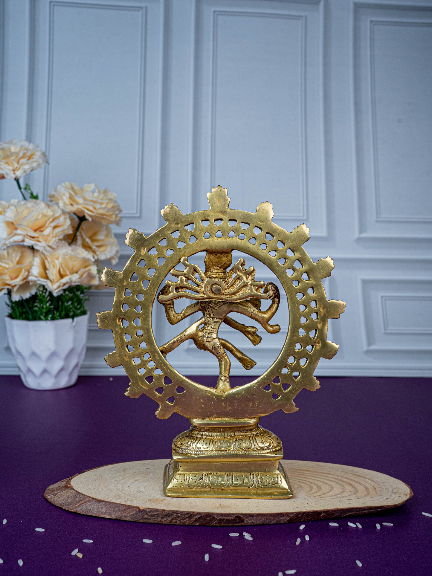 Brass Nataraja Idol - 8 inch - WL5479
