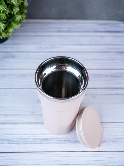 Insulated Mug with Lid - 6 inch - Pink - WL5492-3