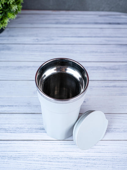 Insulated Mug with Lid - 6 inch - Grey - WL5492-2