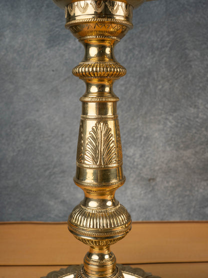 Brass Annapakshi Kuthu Vilakku - 21 inch - WL5506