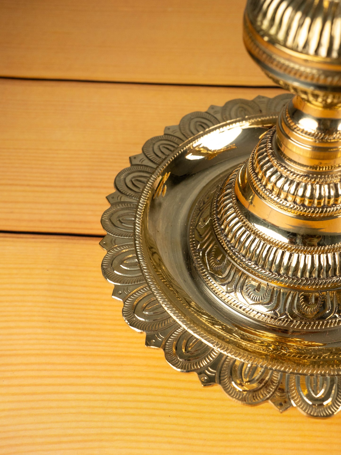 Brass Annapakshi Kuthu Vilakku - 21 inch - WL5506