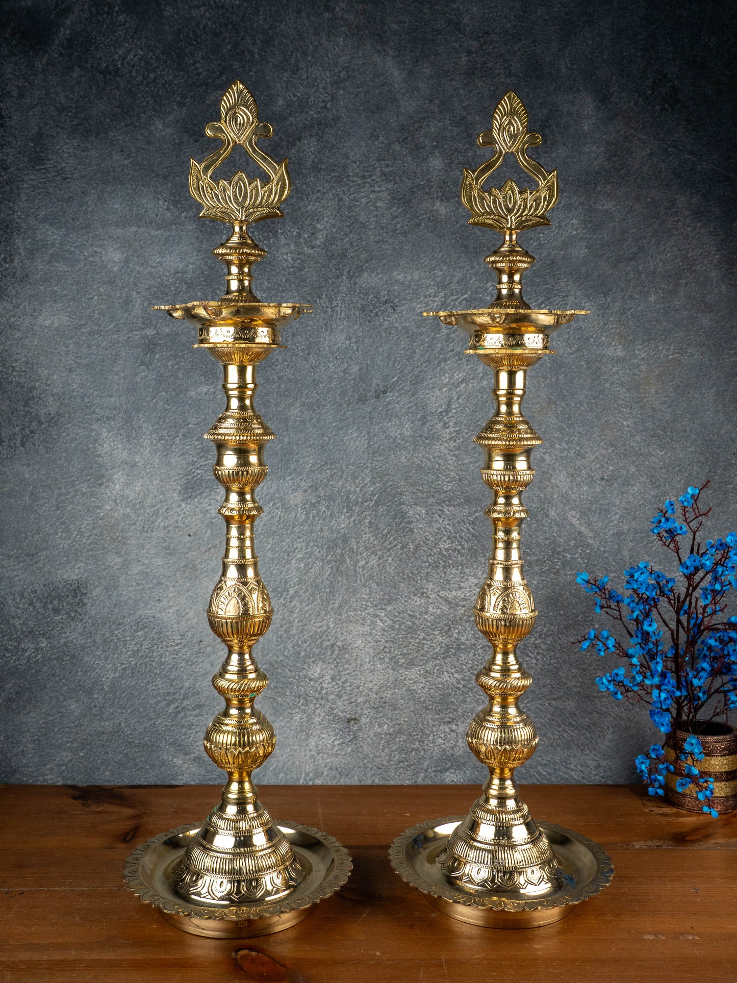 Brass Kuthu Vilakku - 30 inch - WL5507