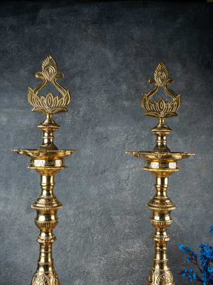 Brass Kuthu Vilakku - 30 inch - WL5507