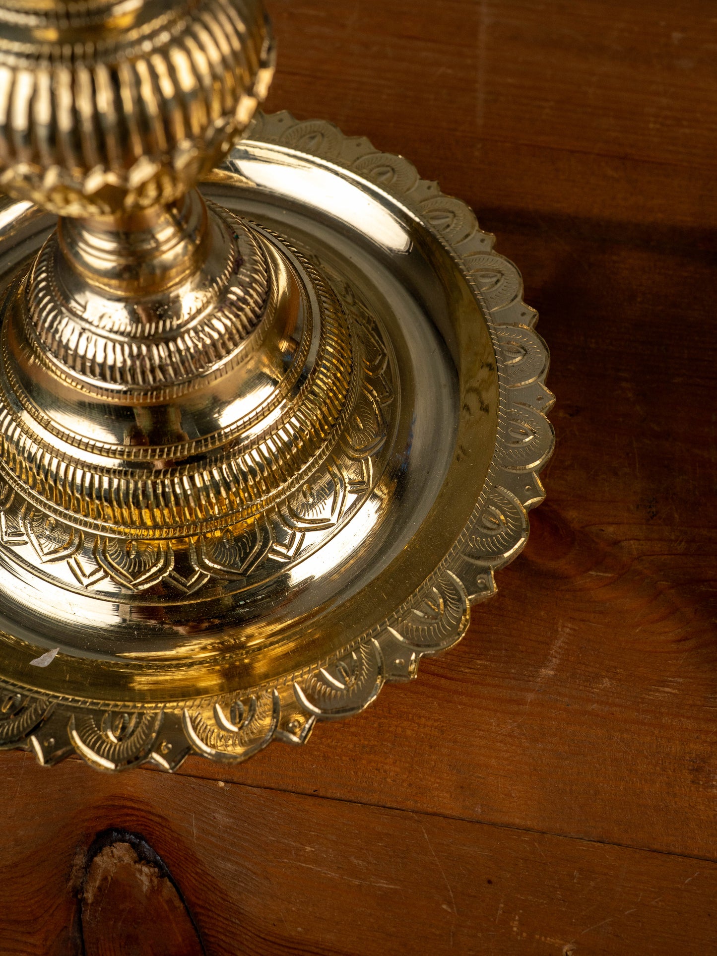 Brass Annapakshi Kuthu Vilakku - 28 inch - WL5508