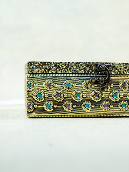 Jewel Box with Elephant Design - 7x5 inch - WL5510