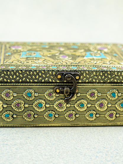 Jewel Box with Elephant Design - 7x5 inch - WL5510