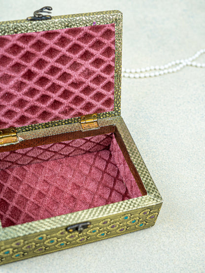 Jewel Box with Elephant Design - 7x5 inch - WL5510