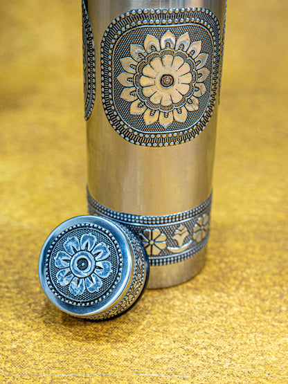 Oxidized Water Bottle - 1000 ML - 10 inch - WL5511