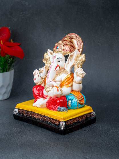 Polystone Ganesha Idol - 7 inch - WL5515