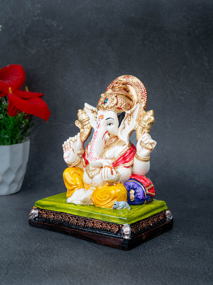 Polystone Ganesha Idol - 7 inch - WL5515