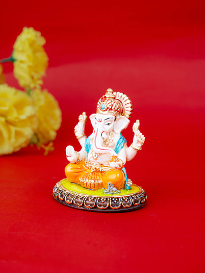Polystone Ganesha Idol - 3 inch - WL5516