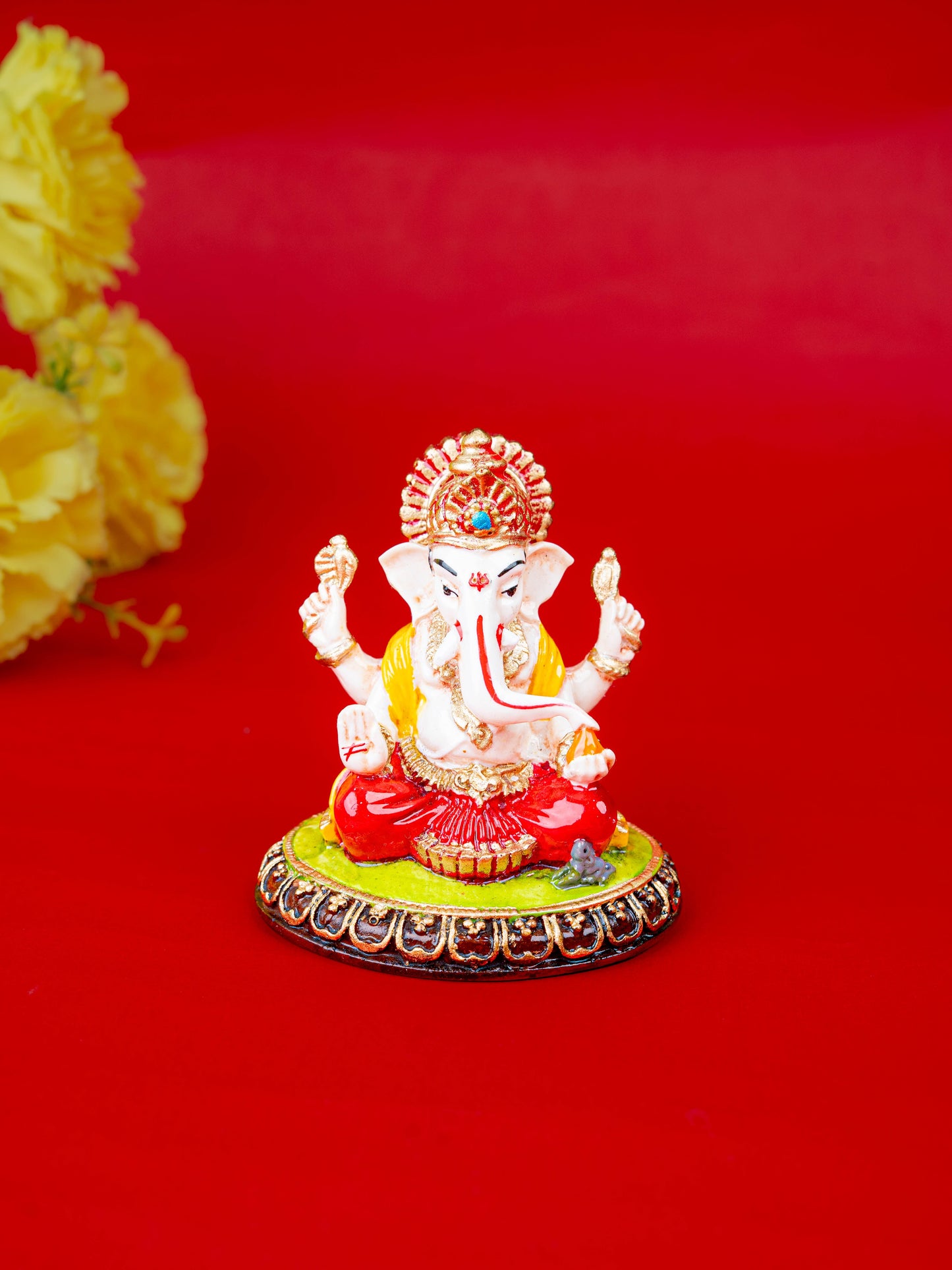 Polystone Ganesha Idol - 3 inch - WL5516