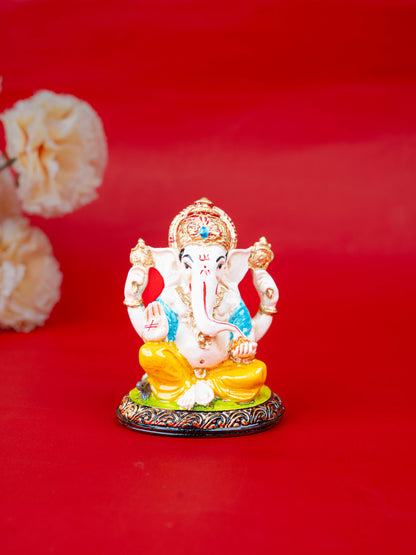 Polystone Ganesha Idol - 4 inch - WL5517
