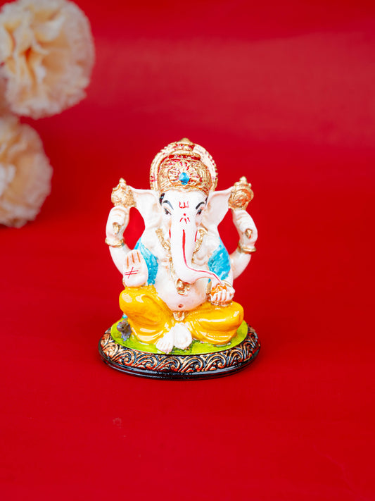 Polystone Ganesha Idol - 4 inch - WL5517