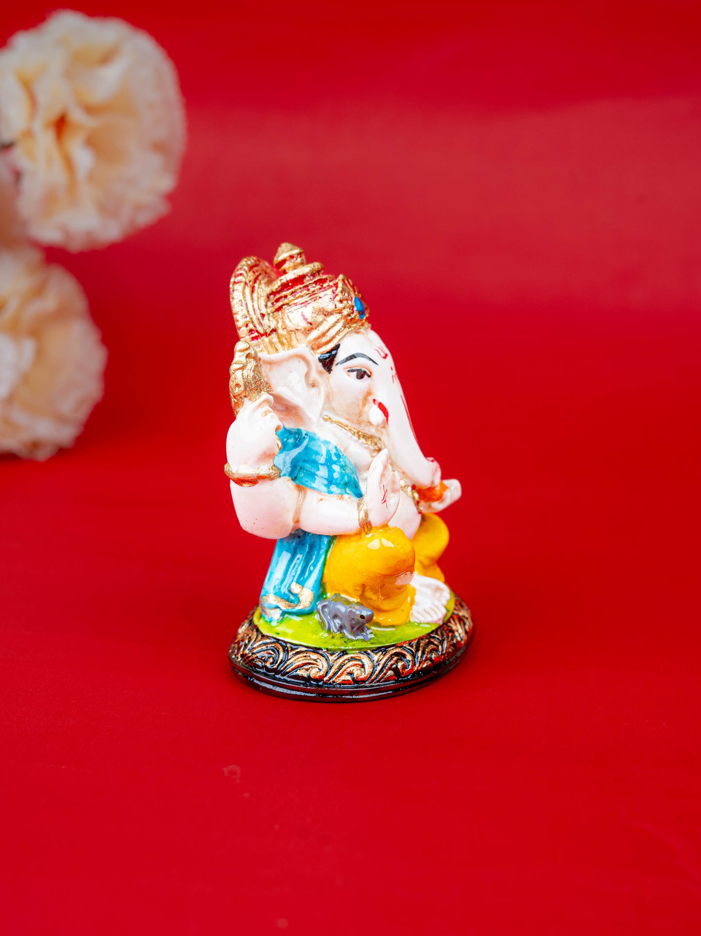 Polystone Ganesha Idol - 4 inch - WL5517