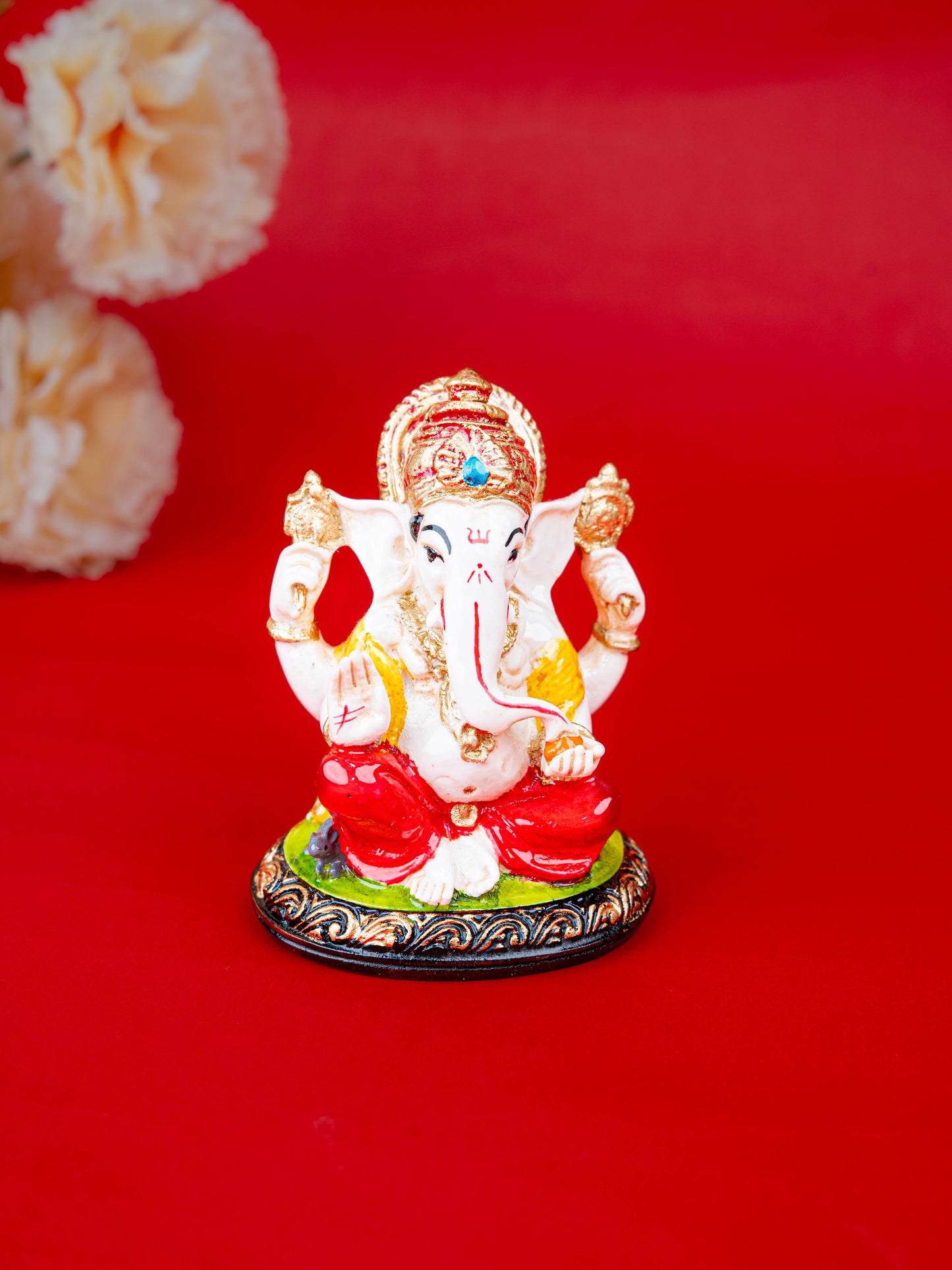 Polystone Ganesha Idol - 4 inch - WL5517