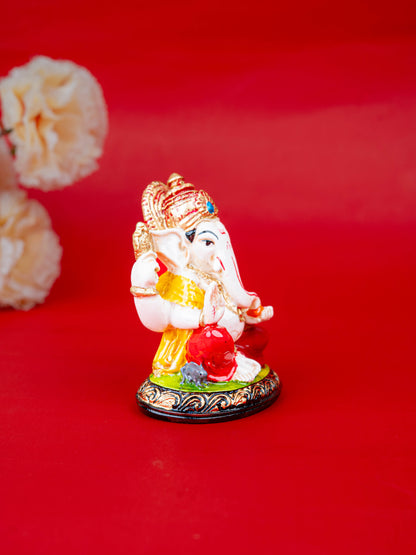 Polystone Ganesha Idol - 4 inch - WL5517