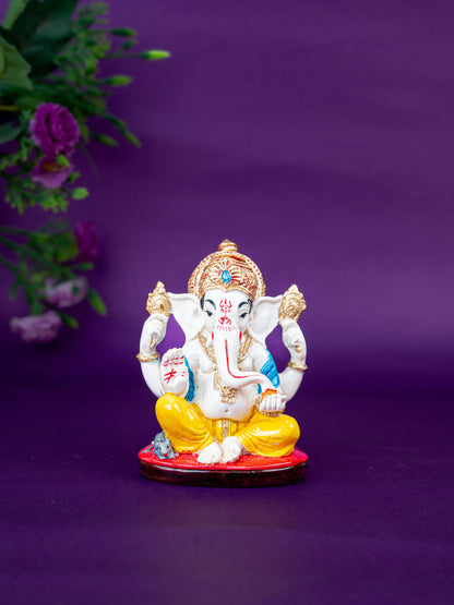 Polystone Ganesha Idol - 4 inch - WL5518