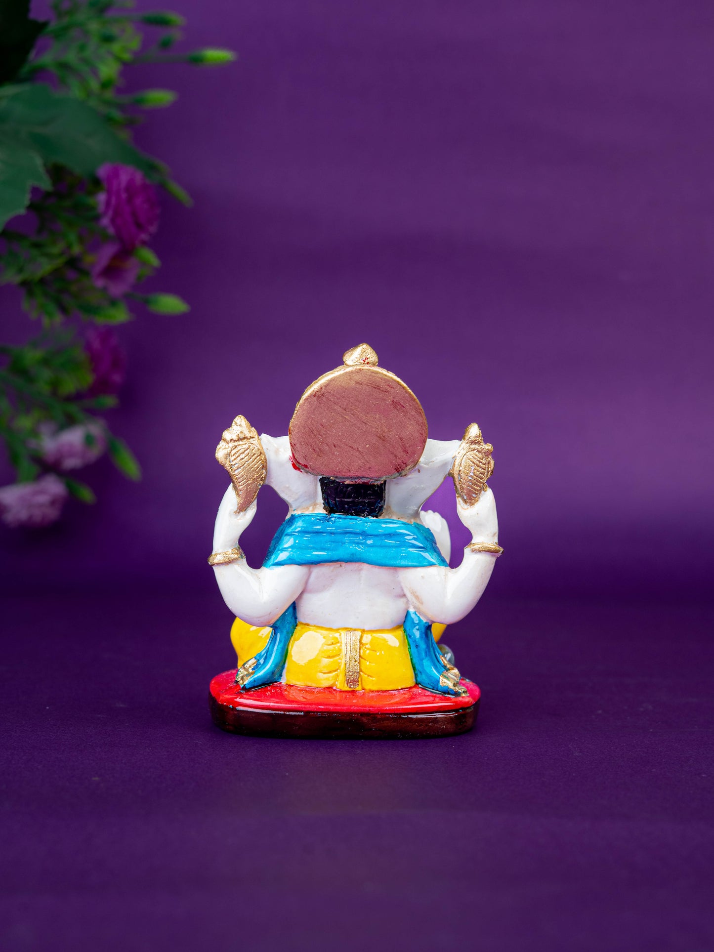 Polystone Ganesha Idol - 4 inch - WL5518