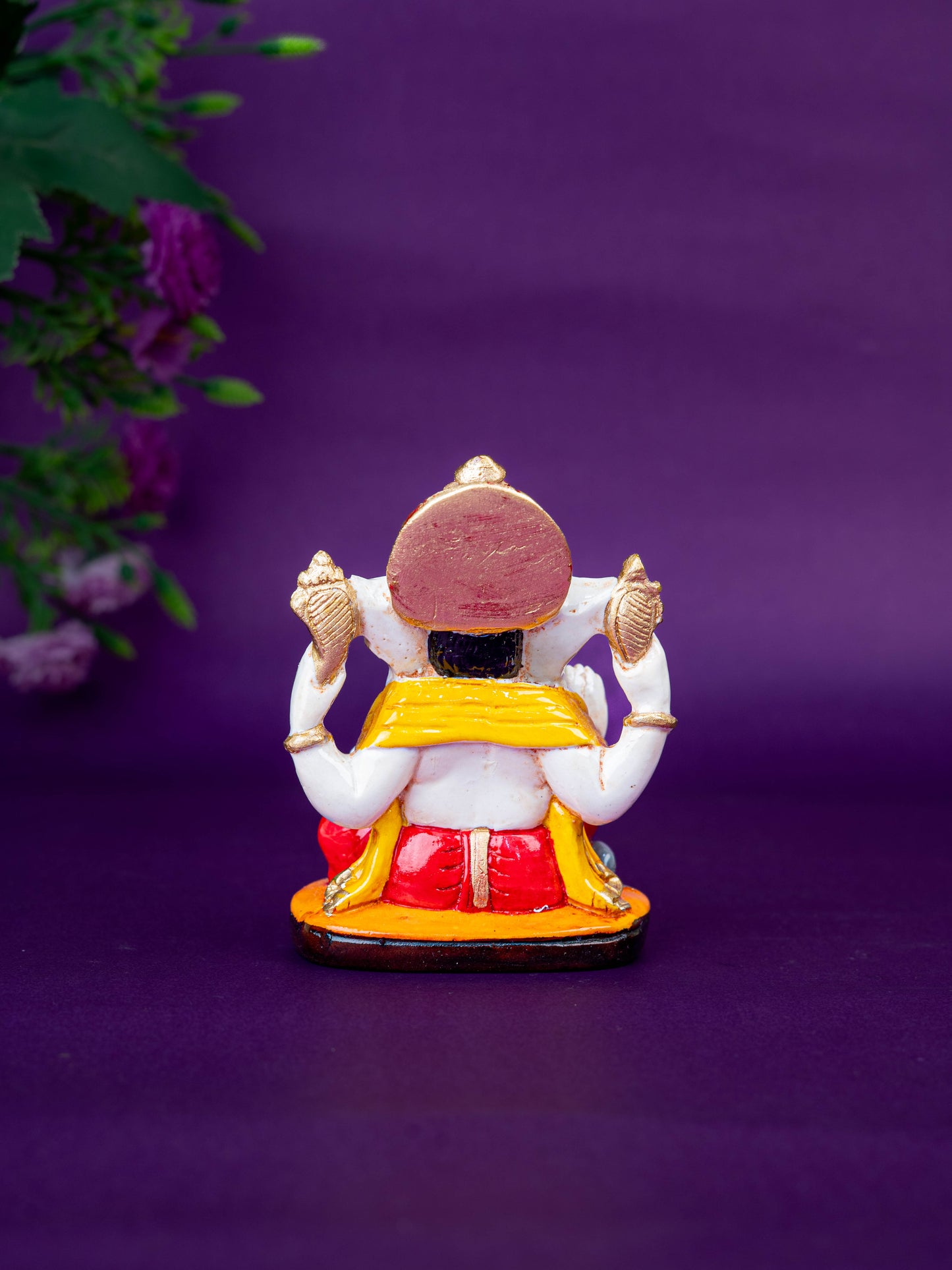 Polystone Ganesha Idol - 4 inch - WL5518