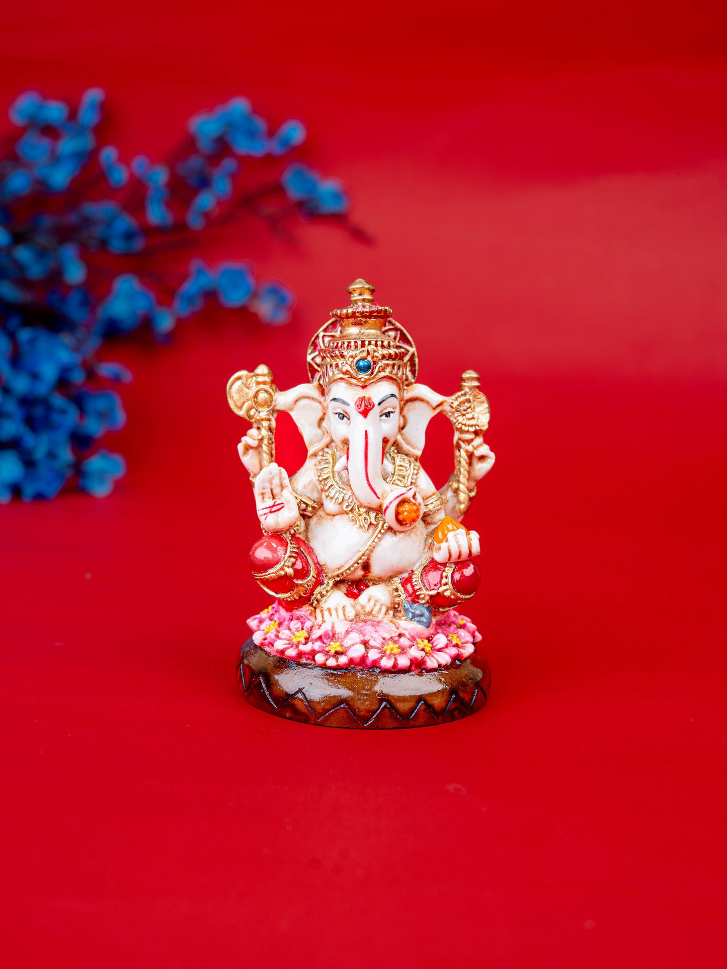 Polystone Ganesha Idol - 4 inch - WL5523