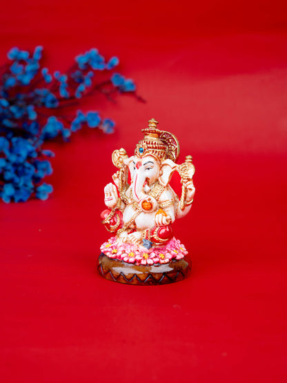 Polystone Ganesha Idol - 4 inch - WL5523