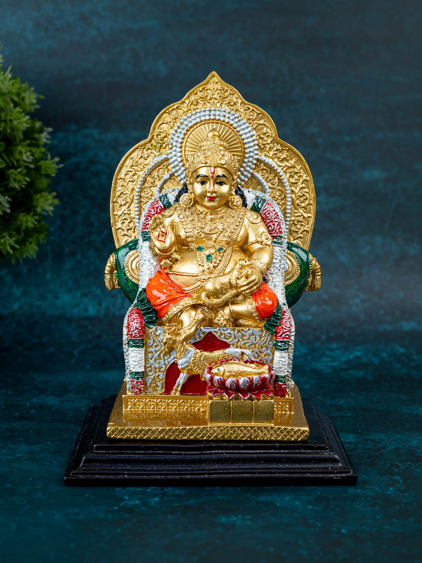 Polystone Kubera Idol - 7 inch - WL5526