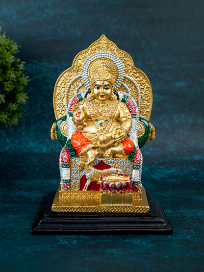 Polystone Kubera Idol - 7 inch - WL5526