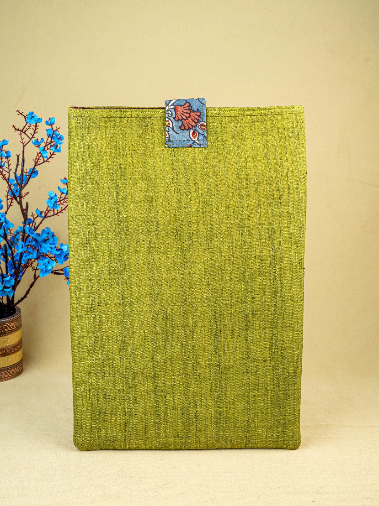 Handpainted Kalamkari Design - Laptop Bag - 15x10 inch - WL5540