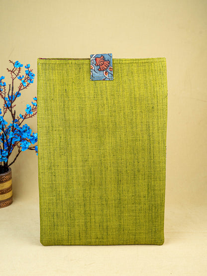 Handpainted Kalamkari Design - Laptop Bag - 15x10 inch - WL5540