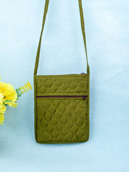 Handpainted Kalamkari Design - Sling Bag - 8 inch - WL5541