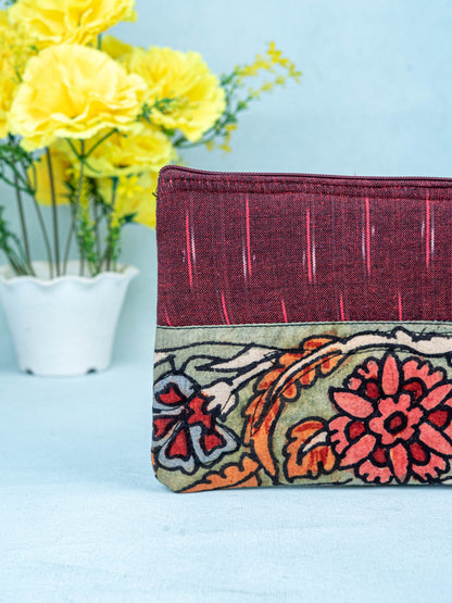 Handpainted Kalamkari Design - Purse - 5 inch - WL5542
