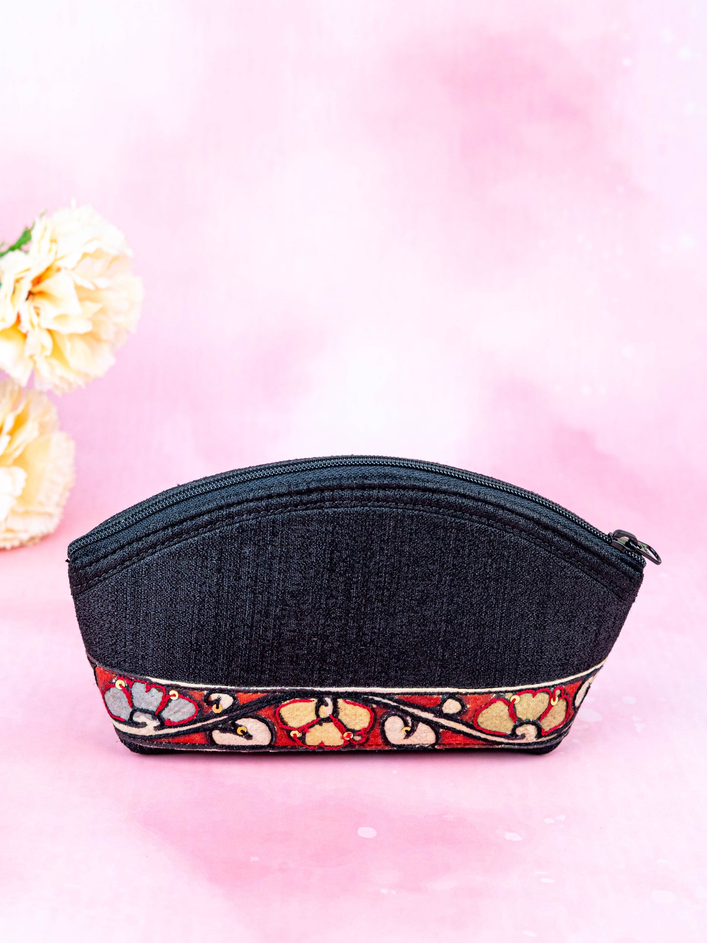 Handpainted Kalamkari Design - Pouch - 4 inch - WL5544