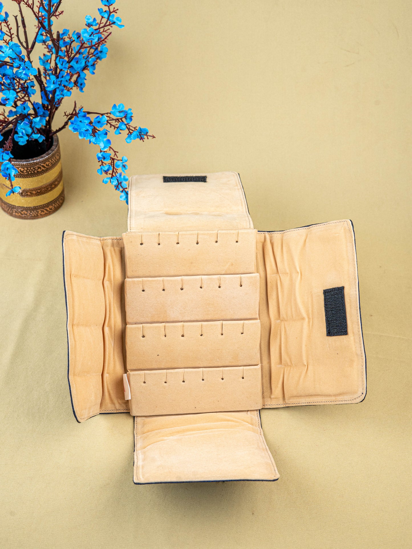 Handpainted Kalamkari Design - Jewellery Pouch - 8 inch - WL5545