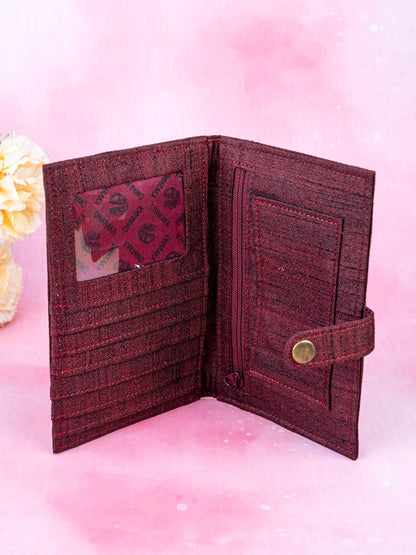 Handpainted Kalamkari Design - Wallet - 4 inch - WL5547