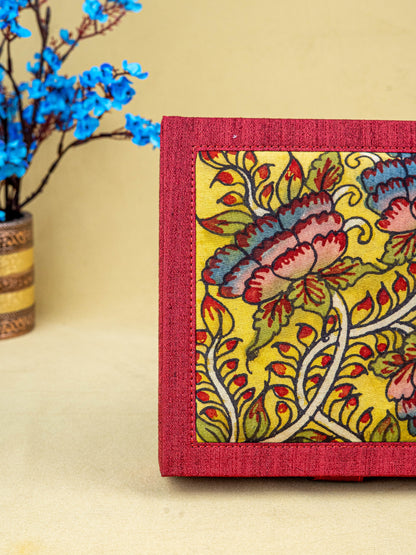 Handpainted Kalamkari Design - Jewellery Box - WL5548
