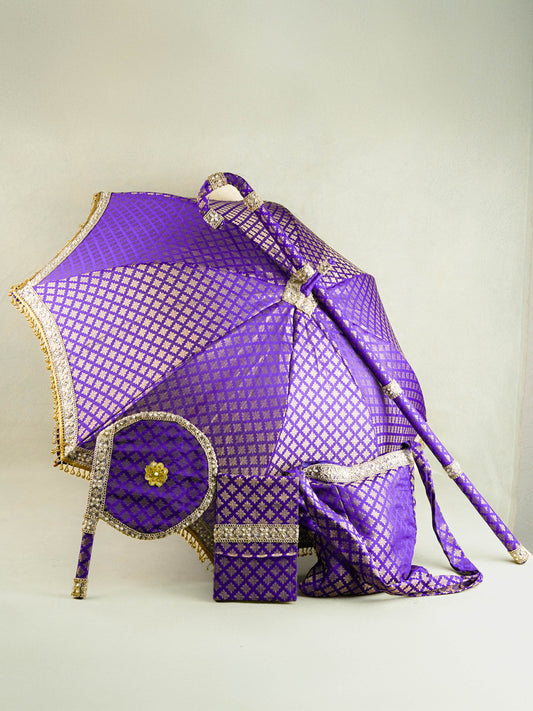 Kasi Yatra Set - Purple - WL5569