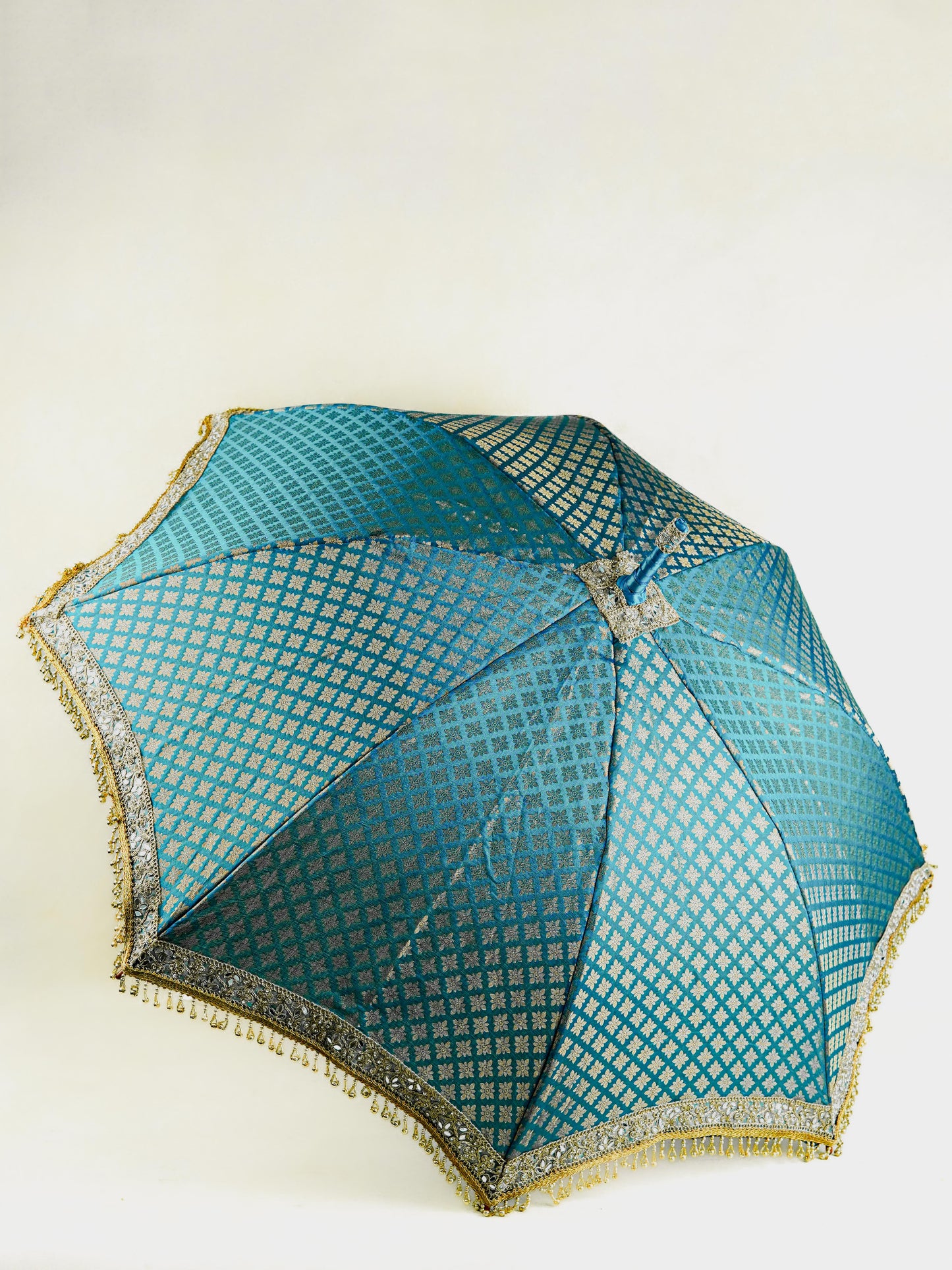 Kasi Yatra Set - Peacock Blue - WL5571
