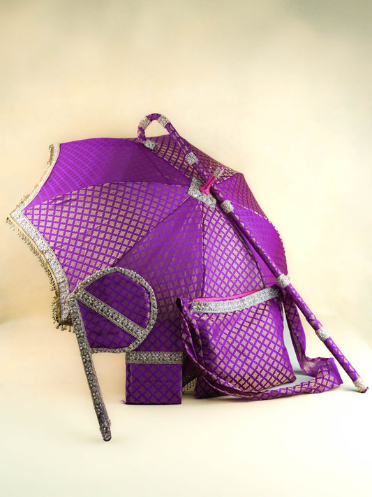 Kasi Yatra Set - Magenta - WL5572