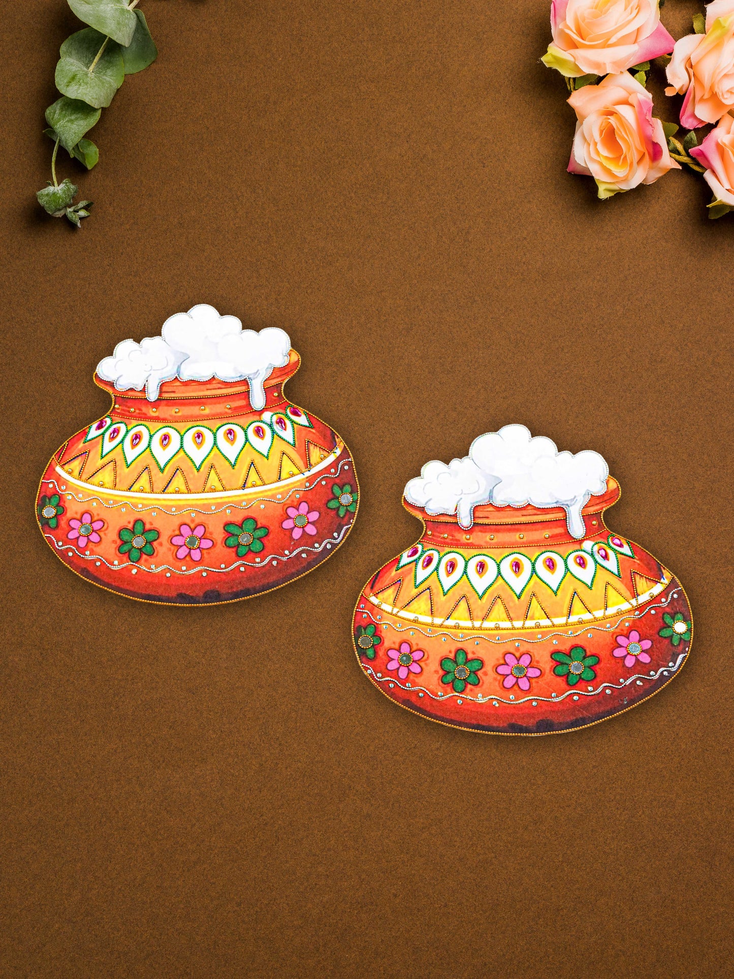 Rangoli - Pongal Pot - Set of 2 - WL5598