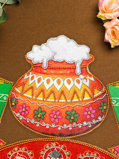 Rangoli with Set of Lotus Petals - WL5600