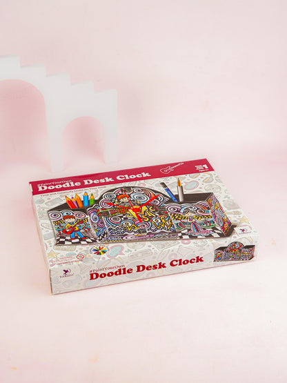 Doodle Art Kit - Desk Clock - WL5602