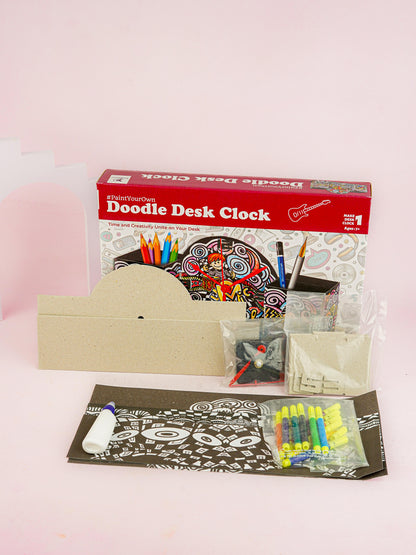 Doodle Art Kit - Desk Clock - WL5602